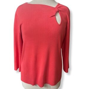 Philosophy Republic Clothing Coral Knit Cutout Top XL